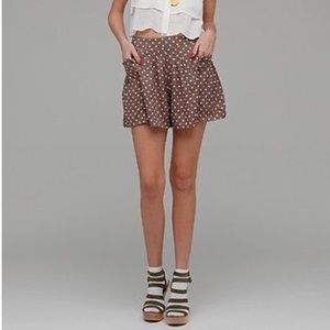Free People polka dot shorts